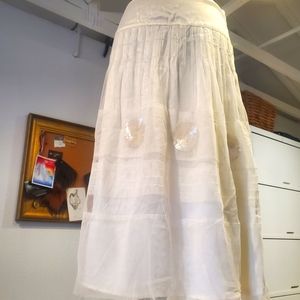 Tulle fairy wedding skirt with beading